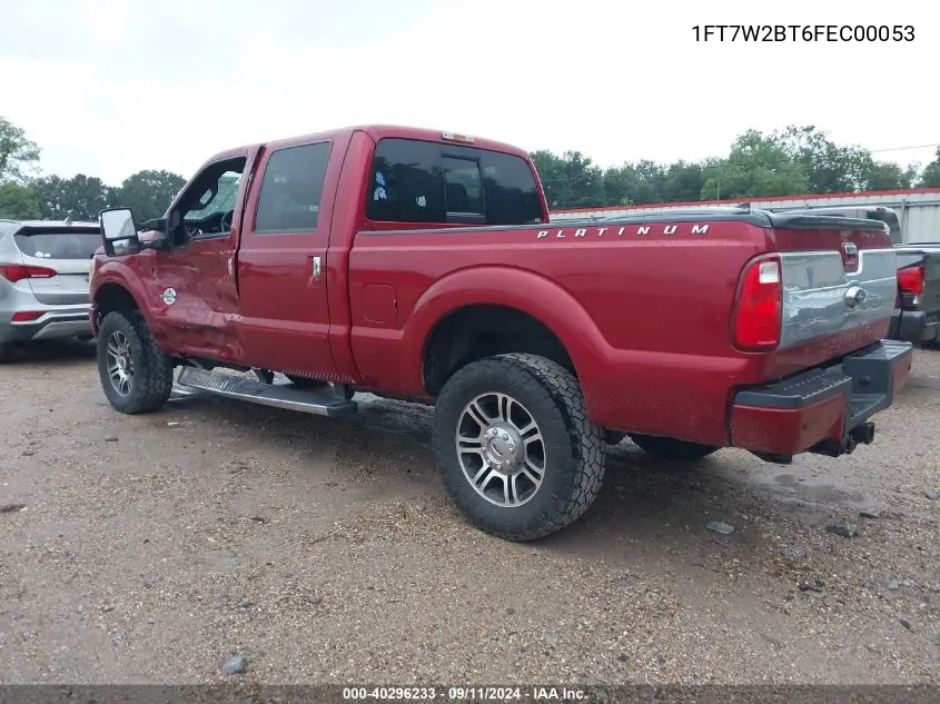 1FT7W2BT6FEC00053 2015 Ford F-250 Lariat