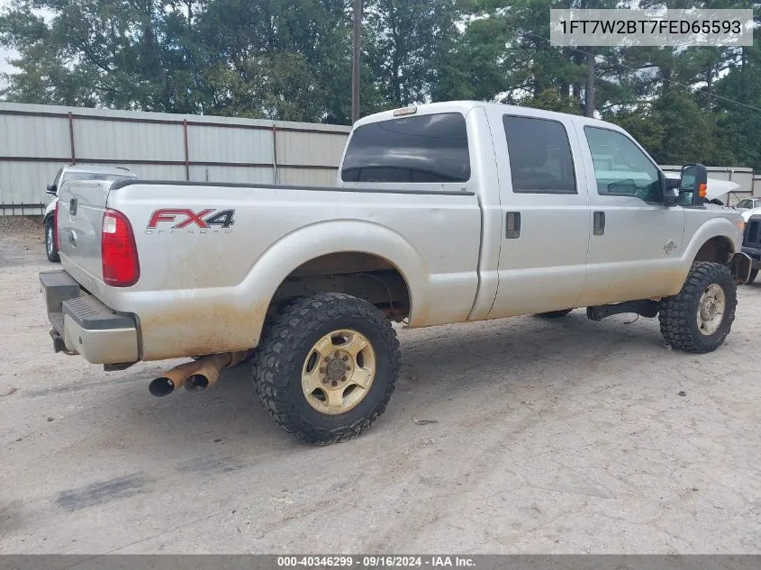 2015 Ford F-250 Xlt VIN: 1FT7W2BT7FED65593 Lot: 40346299