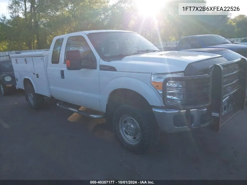 2015 Ford F-250 Xl VIN: 1FT7X2B6XFEA22526 Lot: 40357177