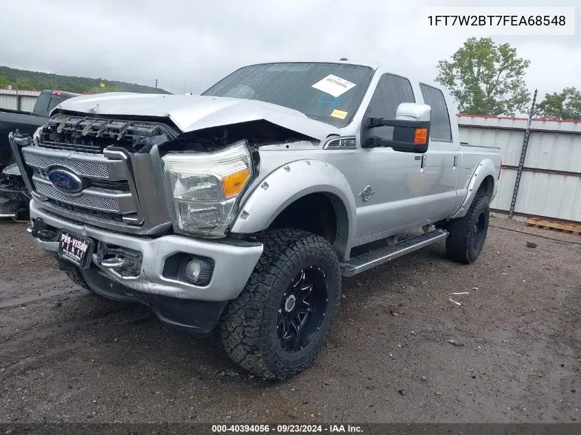 2015 Ford F250 Super Duty VIN: 1FT7W2BT7FEA68548 Lot: 40394056