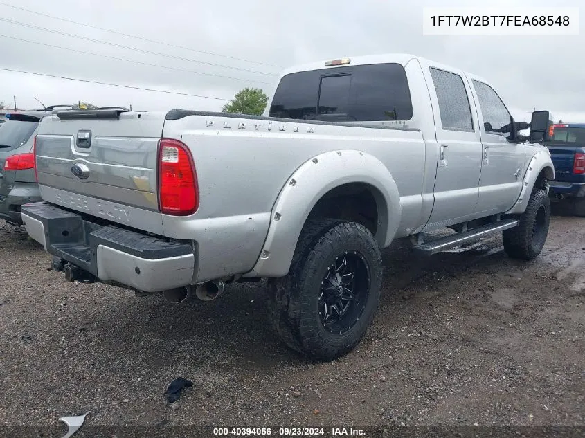 2015 Ford F250 Super Duty VIN: 1FT7W2BT7FEA68548 Lot: 40394056