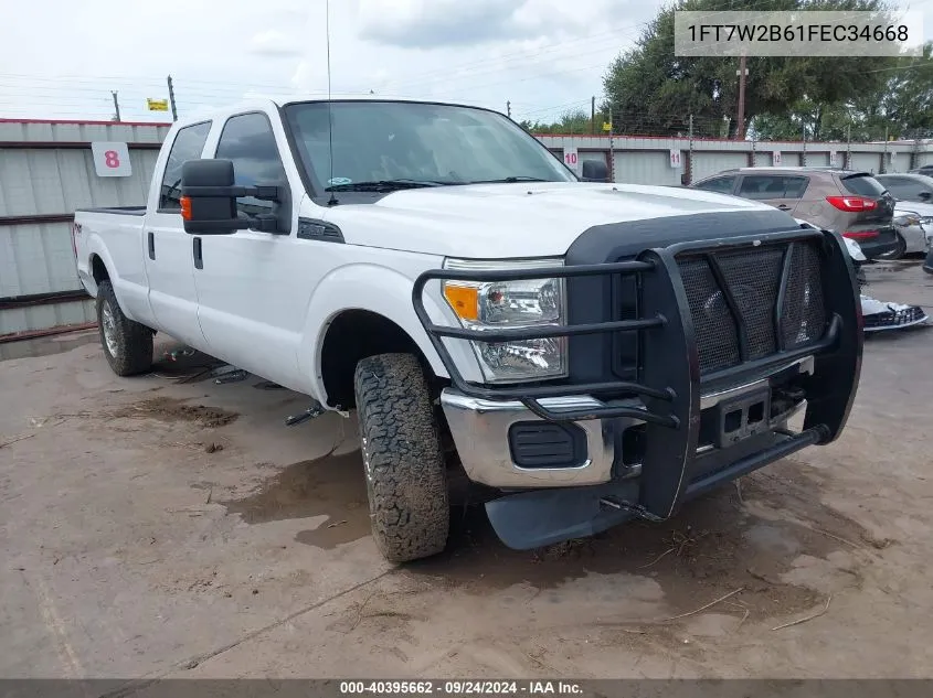 2015 Ford F-250 Xl VIN: 1FT7W2B61FEC34668 Lot: 40395662