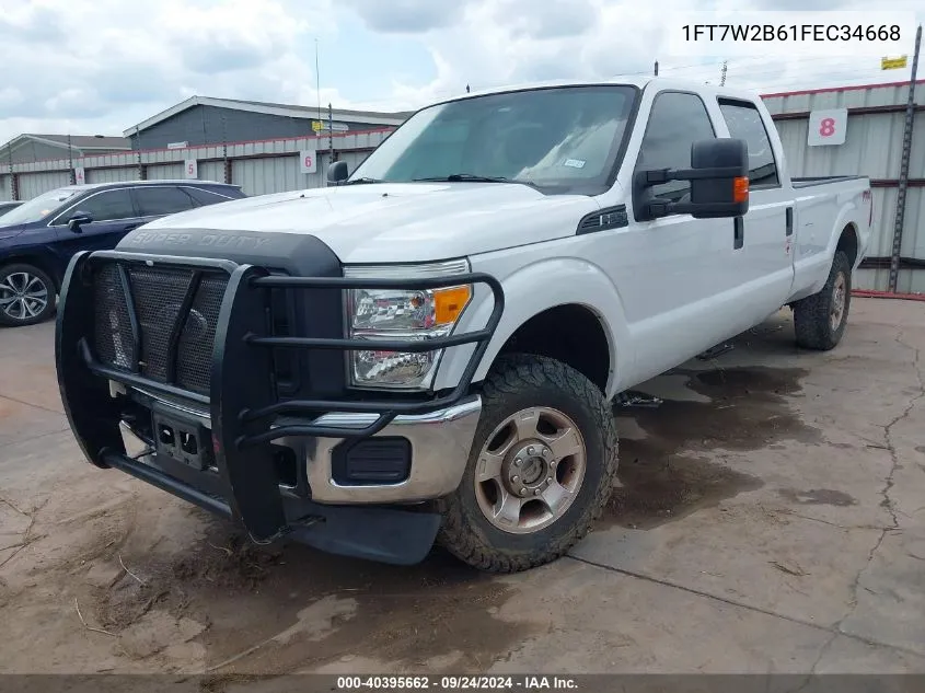 2015 Ford F-250 Xl VIN: 1FT7W2B61FEC34668 Lot: 40395662