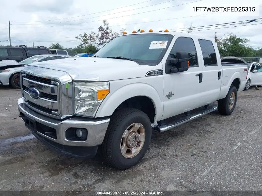 2015 Ford F-250 Xlt VIN: 1FT7W2BTXFED25315 Lot: 40429873