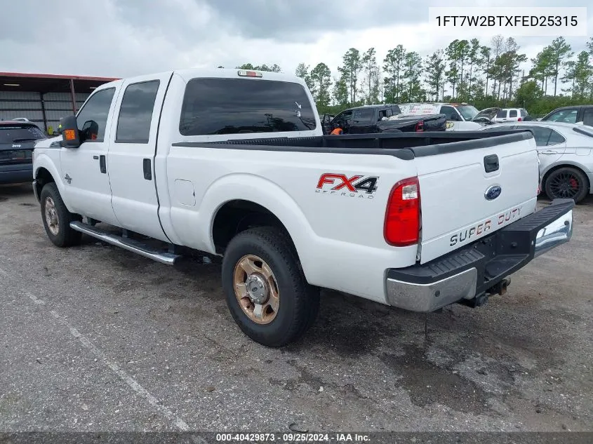 1FT7W2BTXFED25315 2015 Ford F-250 Xlt