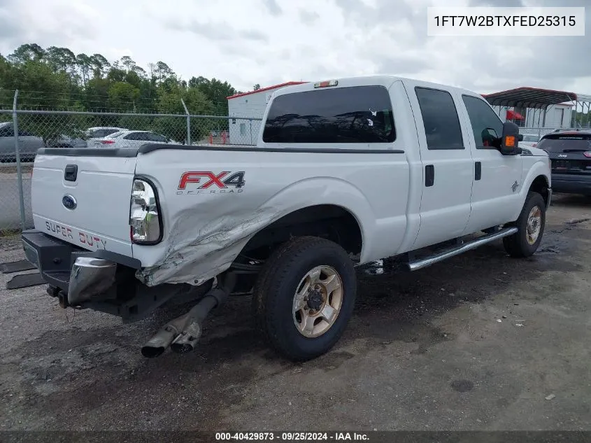 1FT7W2BTXFED25315 2015 Ford F-250 Xlt