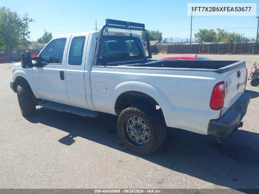 2015 Ford F-250 Xl VIN: 1FT7X2B6XFEA53677 Lot: 40438989