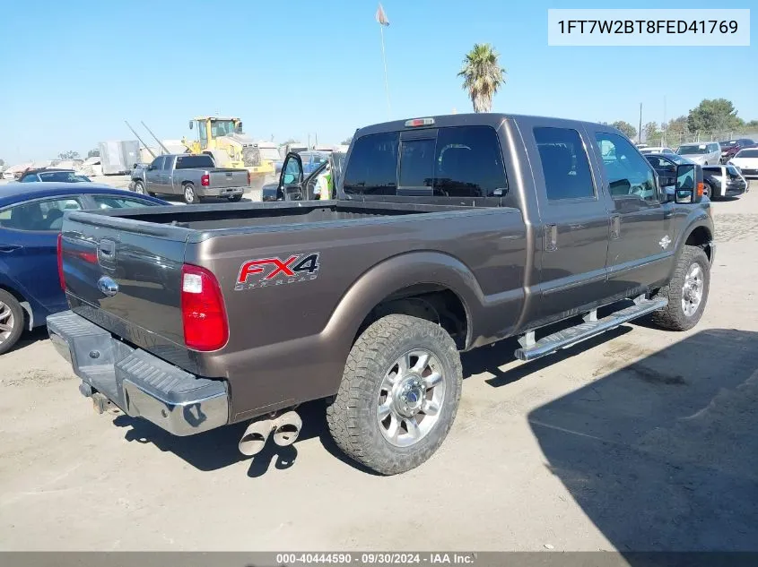 2015 Ford F250 Super Duty VIN: 1FT7W2BT8FED41769 Lot: 40444590