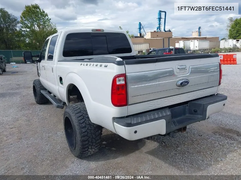 1FT7W2BT6FEC51441 2015 Ford F-250 Lariat