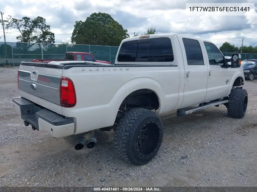 1FT7W2BT6FEC51441 2015 Ford F-250 Lariat