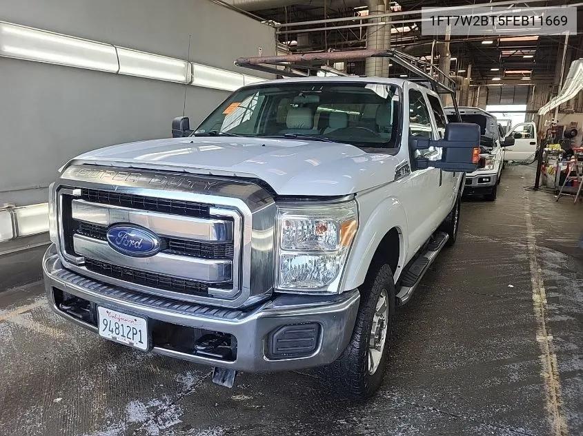 2015 Ford F-250 Xlt VIN: 1FT7W2BT5FEB11669 Lot: 40527634