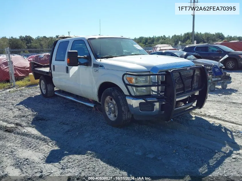 2015 Ford F-250 Xlt VIN: 1FT7W2A62FEA70395 Lot: 40538027