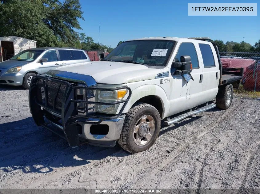 2015 Ford F-250 Xlt VIN: 1FT7W2A62FEA70395 Lot: 40538027