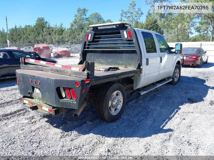 2015 Ford F-250 Xlt VIN: 1FT7W2A62FEA70395 Lot: 40538027