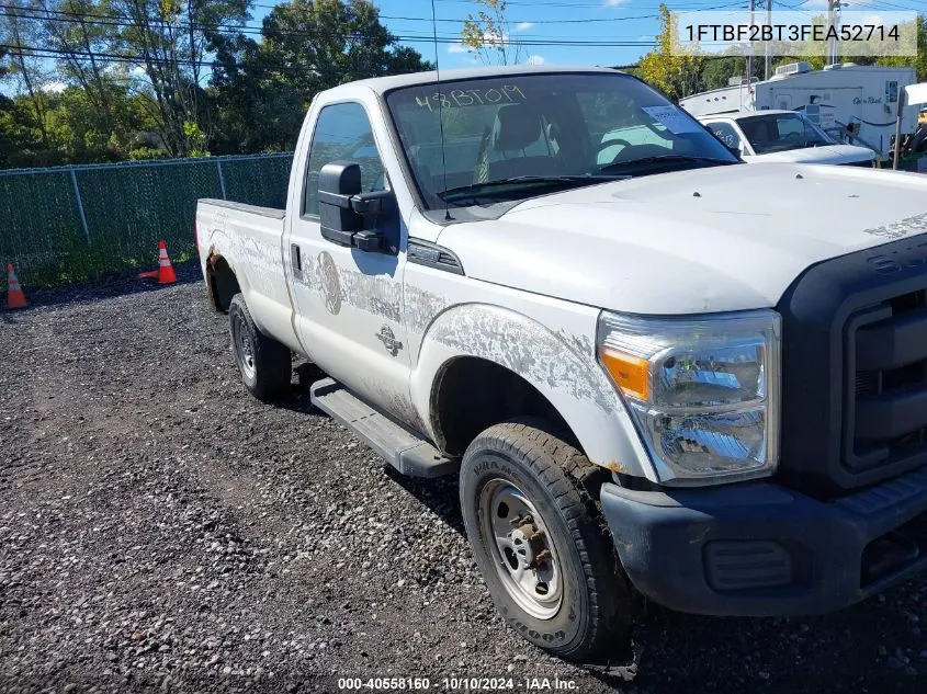 2015 Ford F-250 Xl VIN: 1FTBF2BT3FEA52714 Lot: 40558160