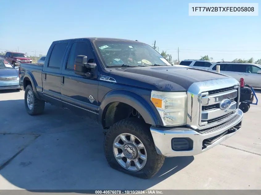 1FT7W2BTXFED05808 2015 Ford F-250 Lariat