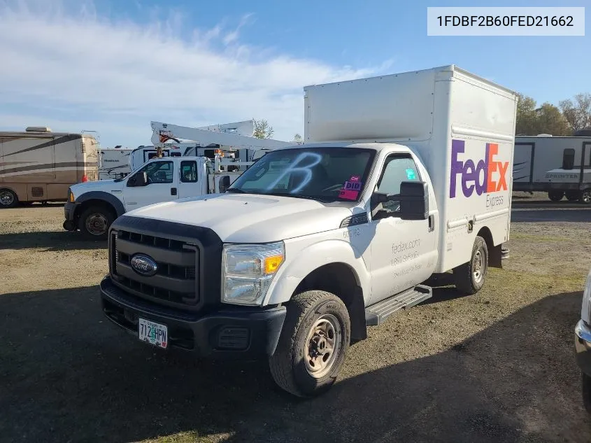 2015 Ford F-250 Xl VIN: 1FDBF2B60FED21662 Lot: 40589030