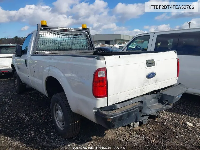 1FTBF2BT4FEA52706 2015 Ford F250 Super Duty