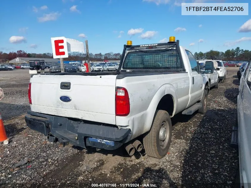 1FTBF2BT4FEA52706 2015 Ford F250 Super Duty