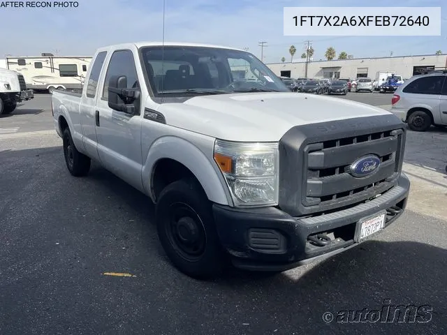 2015 Ford F-250 Xl VIN: 1FT7X2A6XFEB72640 Lot: 40868837