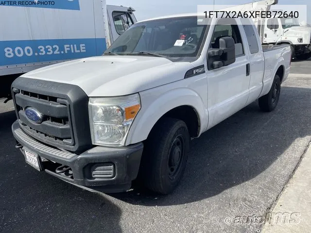 2015 Ford F-250 Xl VIN: 1FT7X2A6XFEB72640 Lot: 40868837