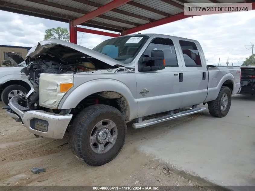 2015 Ford F-250 Xlt VIN: 1FT7W2BT0FEB38746 Lot: 40886411