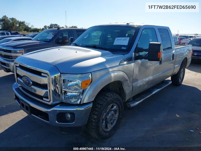 2015 Ford F-250 Xlt VIN: 1FT7W2B62FED65690 Lot: 40907445