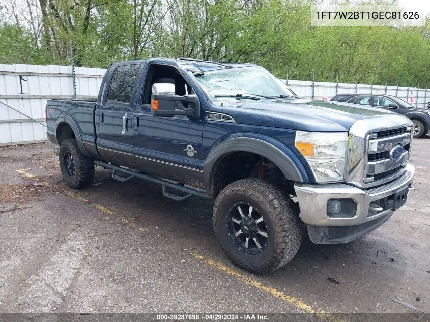 1FT7W2BT1GEC81626 2016 Ford F-250 Lariat