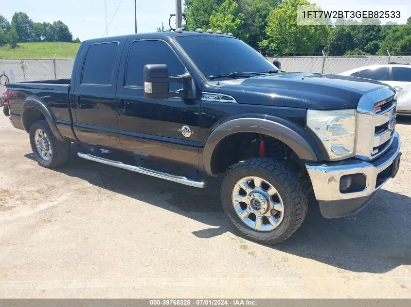 2016 Ford F-250 Lariat VIN: 1FT7W2BT3GEB82533 Lot: 39768328