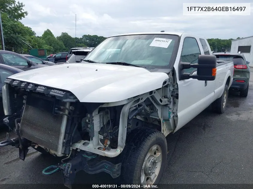 1FT7X2B64GEB16497 2016 Ford F-250 Xlt