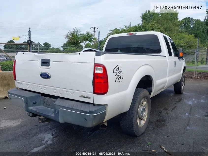 1FT7X2B64GEB16497 2016 Ford F-250 Xlt