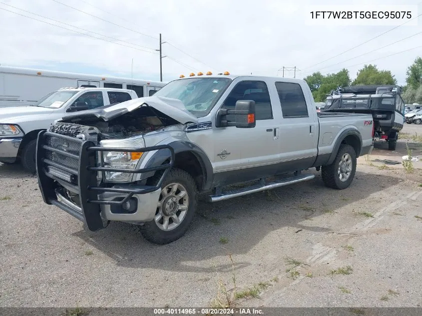 2016 Ford F-250 Lariat VIN: 1FT7W2BT5GEC95075 Lot: 40114965