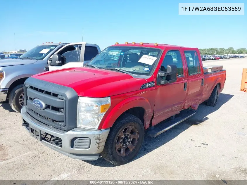 2016 Ford F-250 Xl VIN: 1FT7W2A68GEC63569 Lot: 40119126