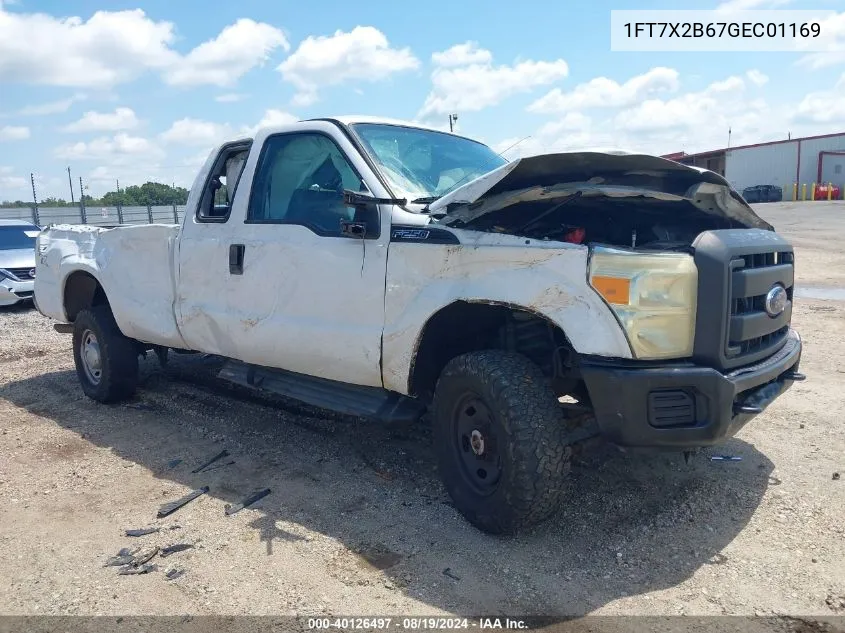 2016 Ford F-250 Xl VIN: 1FT7X2B67GEC01169 Lot: 40126497