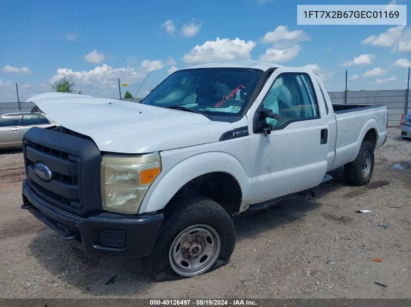 2016 Ford F-250 Xl VIN: 1FT7X2B67GEC01169 Lot: 40126497