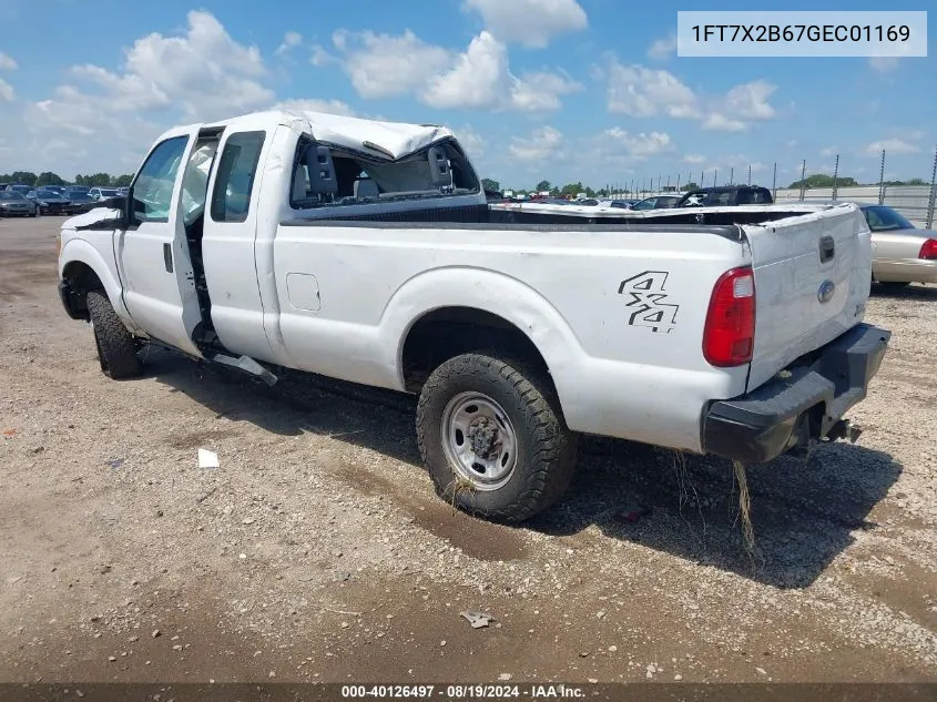 2016 Ford F-250 Xl VIN: 1FT7X2B67GEC01169 Lot: 40126497