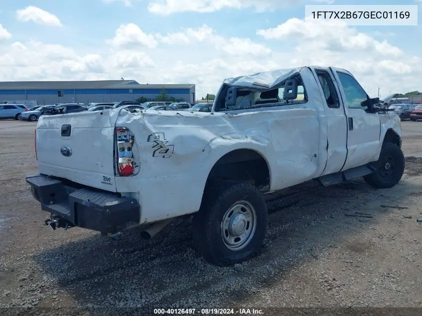 1FT7X2B67GEC01169 2016 Ford F-250 Xl