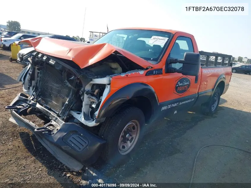 1FTBF2A67GEC32078 2016 Ford F-250 Xl