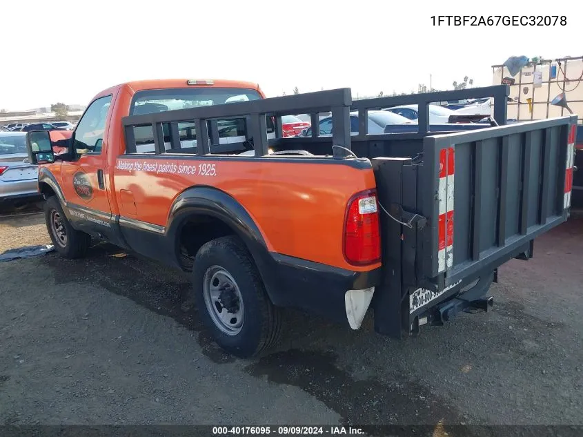 1FTBF2A67GEC32078 2016 Ford F-250 Xl