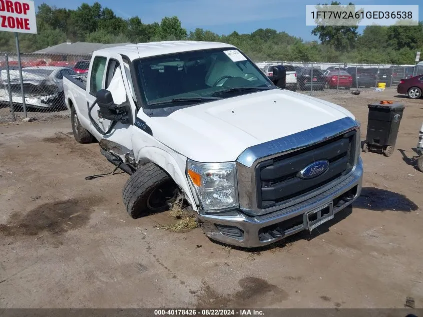 2016 Ford F-250 Xl VIN: 1FT7W2A61GED36538 Lot: 40178426