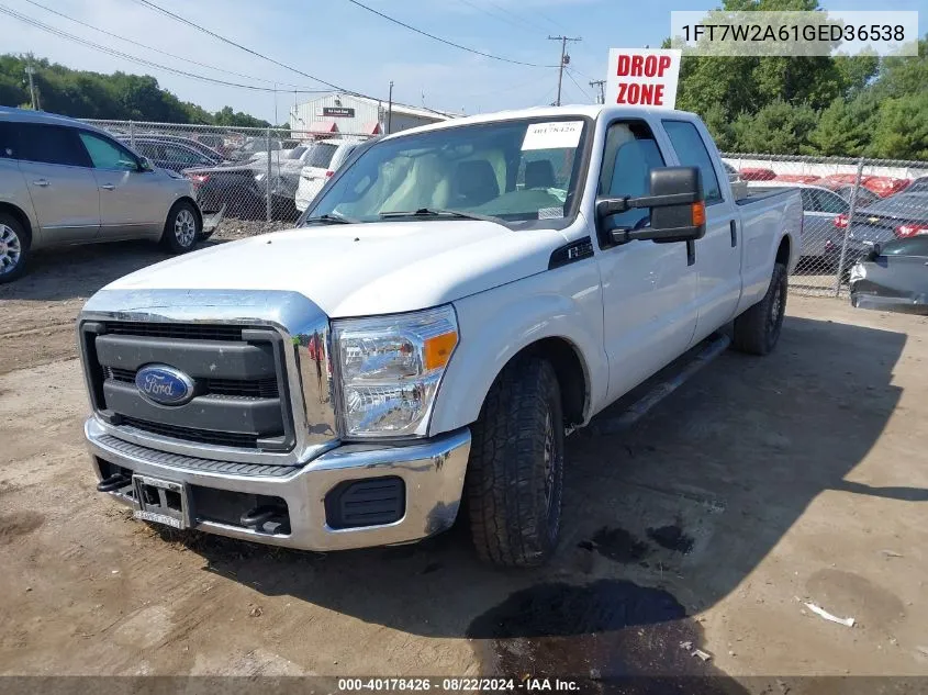 2016 Ford F-250 Xl VIN: 1FT7W2A61GED36538 Lot: 40178426