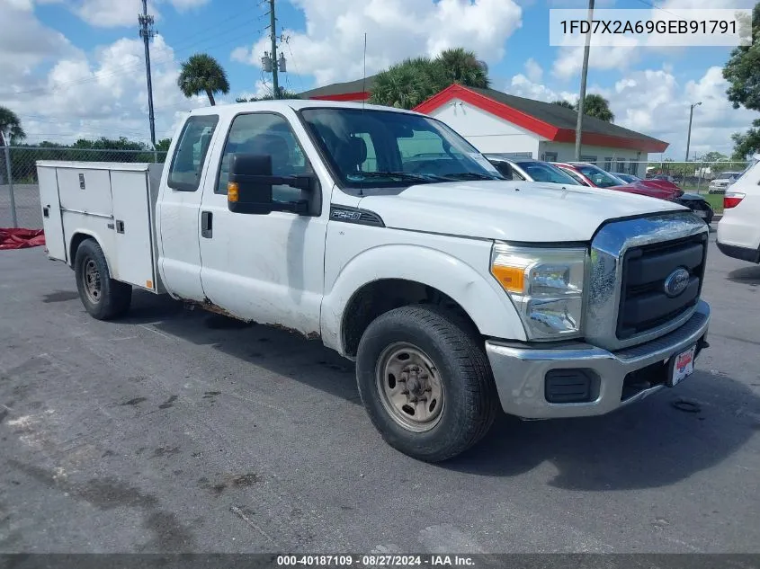 2016 Ford F-250 Xl VIN: 1FD7X2A69GEB91791 Lot: 40187109