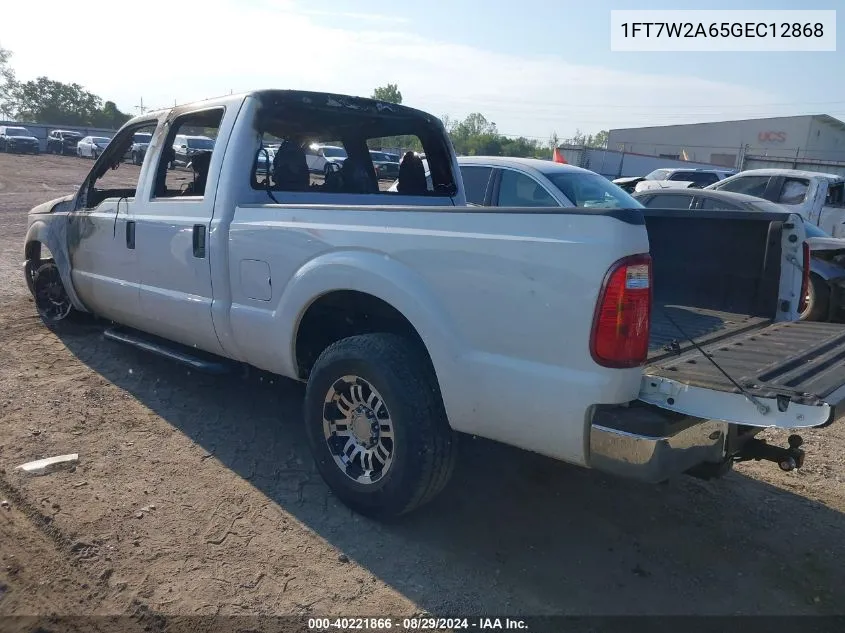 2016 Ford F-250 Xl VIN: 1FT7W2A65GEC12868 Lot: 40221866