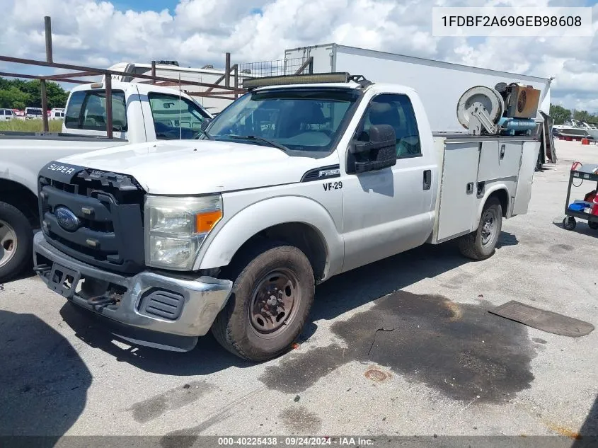 2016 Ford F-250 Xl VIN: 1FDBF2A69GEB98608 Lot: 40225438