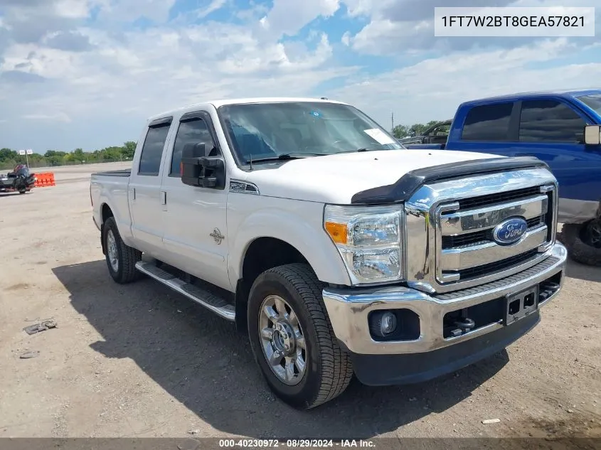 2016 Ford F-250 Lariat VIN: 1FT7W2BT8GEA57821 Lot: 40230972