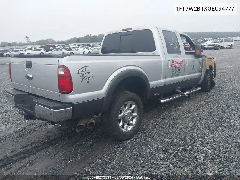 1FT7W2BTXGEC94777 2016 Ford F-250 Lariat