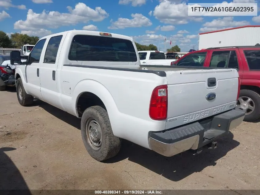 2016 Ford F-250 Xl VIN: 1FT7W2A61GEA02395 Lot: 40398341