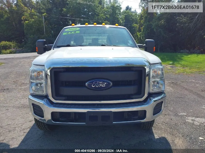 1FT7X2B63GEA01678 2016 Ford F-250 Xl