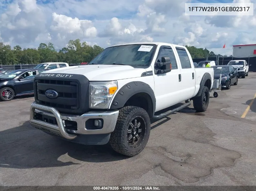 1FT7W2B61GEB02317 2016 Ford F-250 Xl