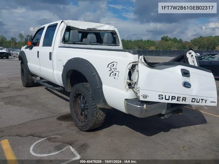 1FT7W2B61GEB02317 2016 Ford F-250 Xl